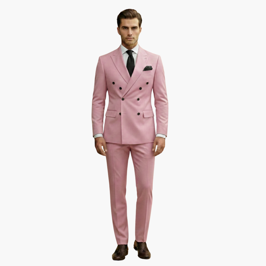 Classic Fit Mens 2 Piece Business Suit