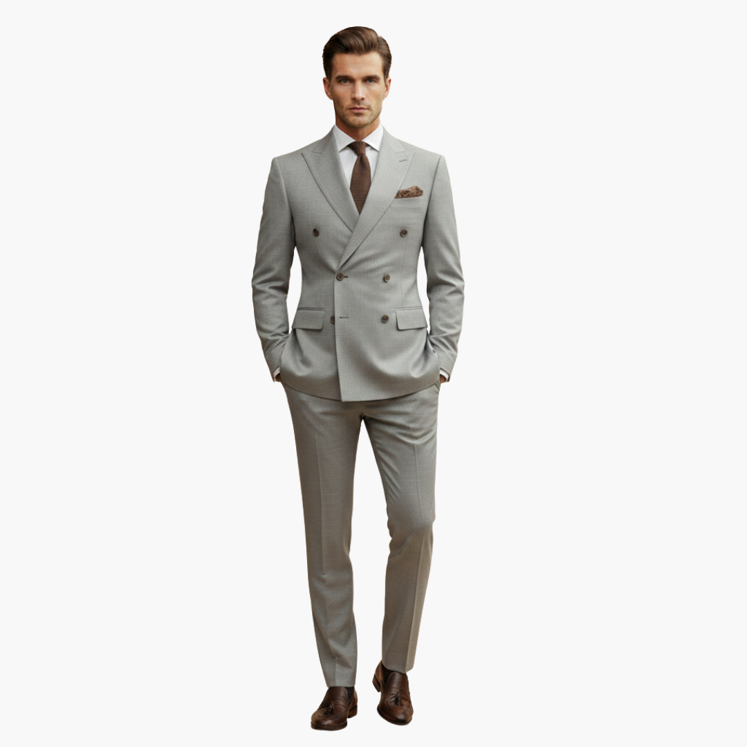 Classic Fit Mens 2 Piece Business Suit
