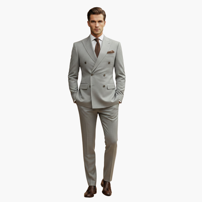 Classic Fit Mens 2 Piece Business Suit