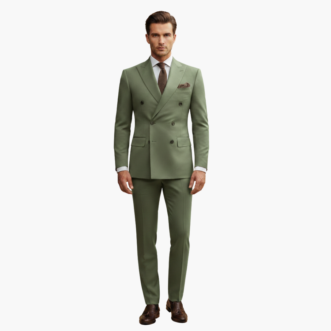 Classic Fit Mens 2 Piece Business Suit