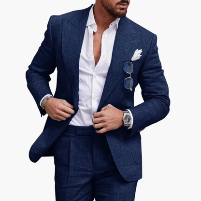 Classic Two-Piece Men's Business Suit