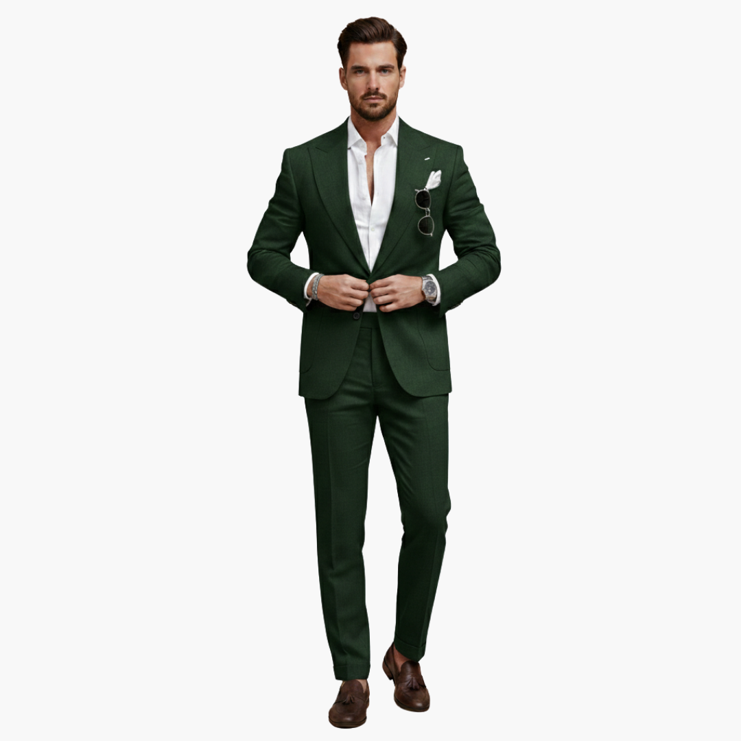 Classic Two-Piece Men's Business Suit