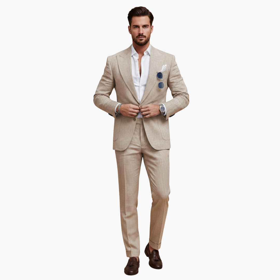 Classic Two-Piece Men's Business Suit