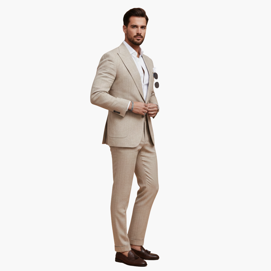 Classic Two-Piece Men's Business Suit