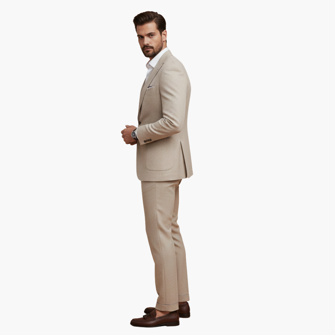 Classic Two-Piece Men's Business Suit