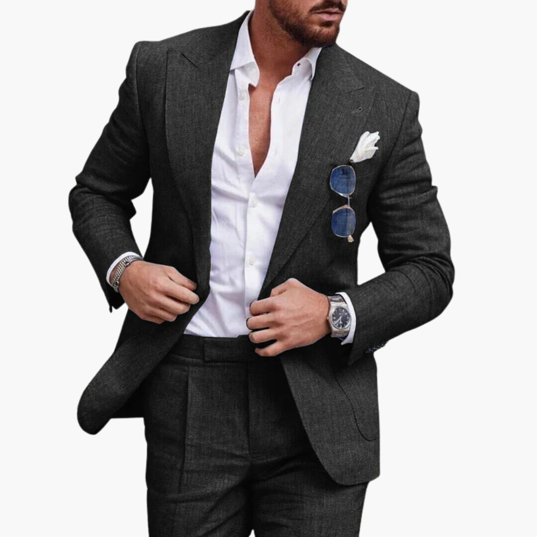 Classic Two-Piece Men's Business Suit