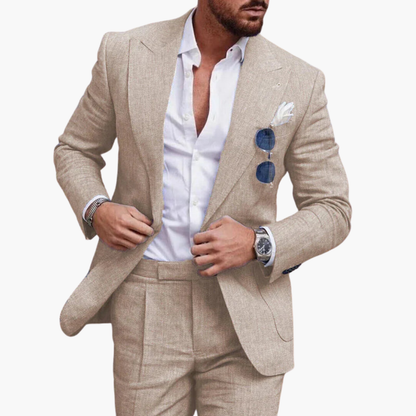 Classic Two-Piece Men's Business Suit
