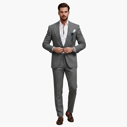 Classic Two-Piece Men's Business Suit