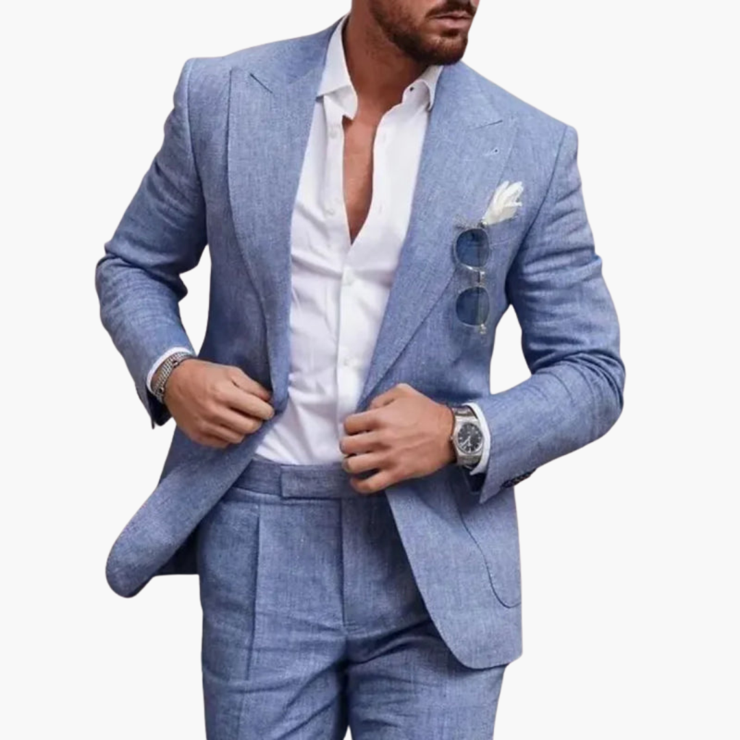 Classic Two-Piece Men's Business Suit
