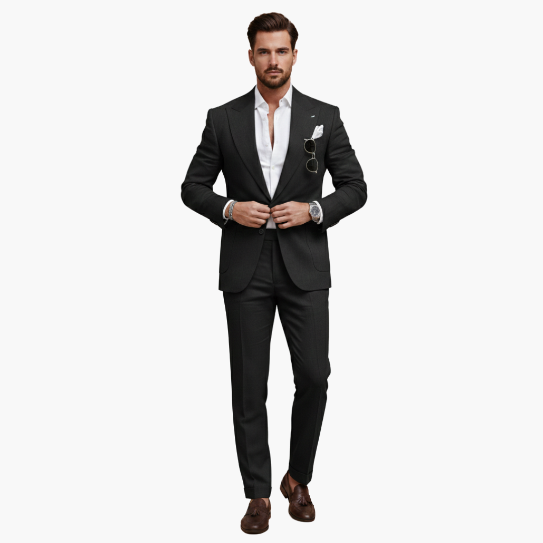 Classic Two-Piece Men's Business Suit