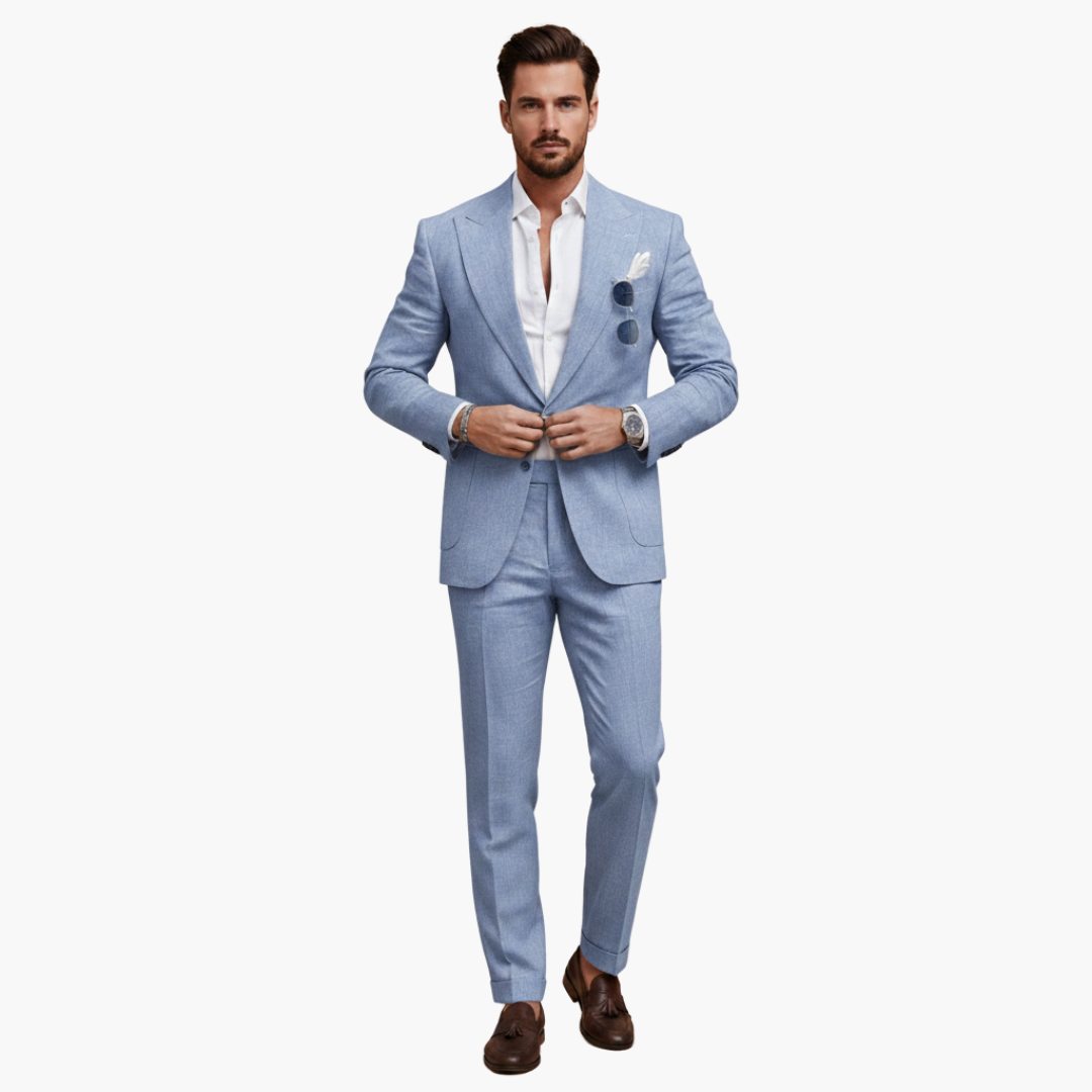Classic Two-Piece Men's Business Suit