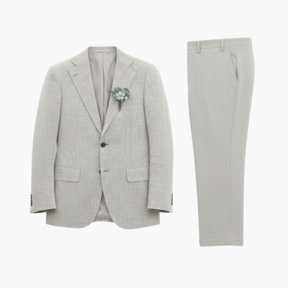 Classic Two Button Mens Suit Jacket Pants - Olytrend
