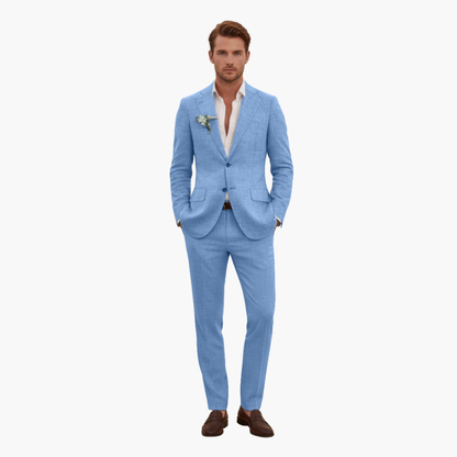 Classic Two Button Mens Suit Jacket Pants