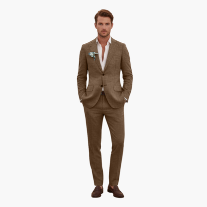 Classic Two Button Mens Suit Jacket Pants