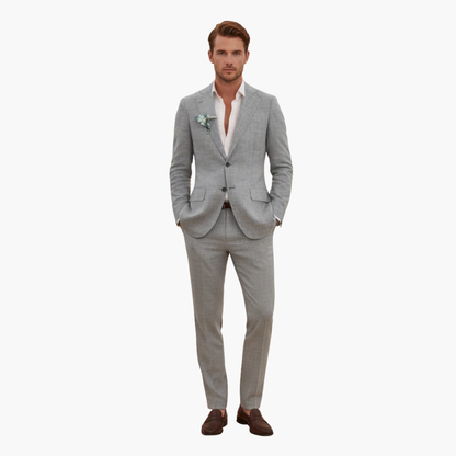 Classic Two Button Mens Suit Jacket Pants