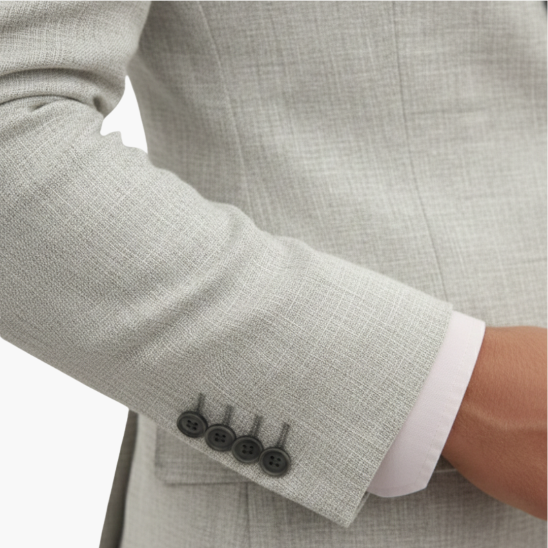 Classic Two Button Mens Suit Jacket Pants