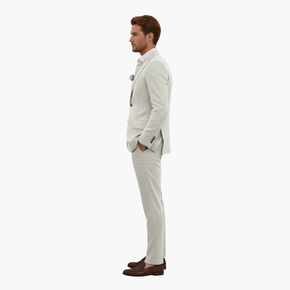 Classic Two Button Mens Suit Jacket Pants