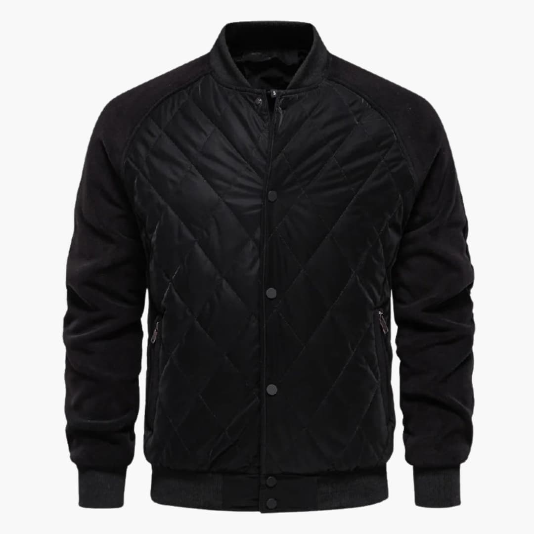 Men's Classic Zip Jacket with Fitted Bottom