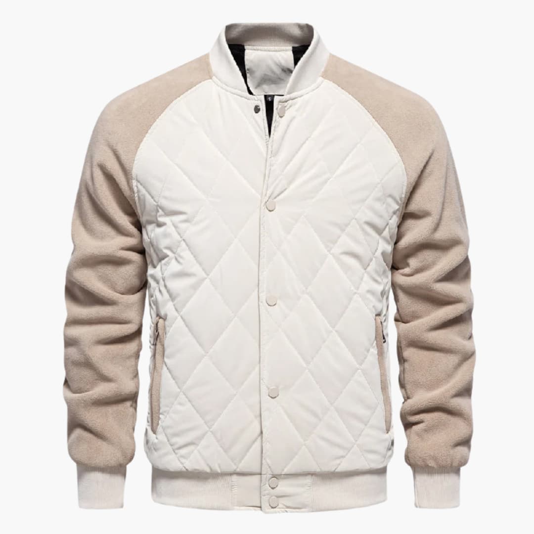 Men's Classic Zip Jacket with Fitted Bottom