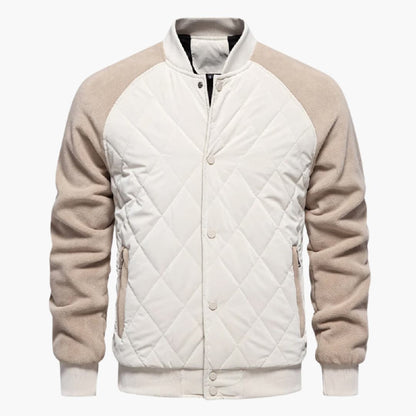 Men's Classic Zip Jacket with Fitted Bottom