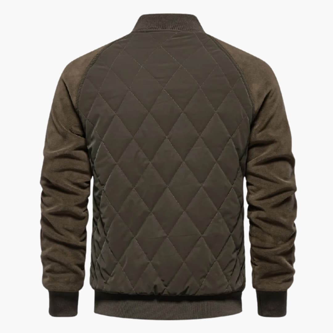 Men's Classic Zip Jacket with Fitted Bottom