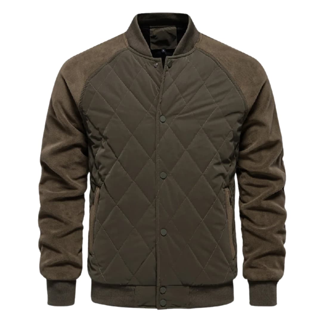 Men's Classic Zip Jacket with Fitted Bottom - Olytrend