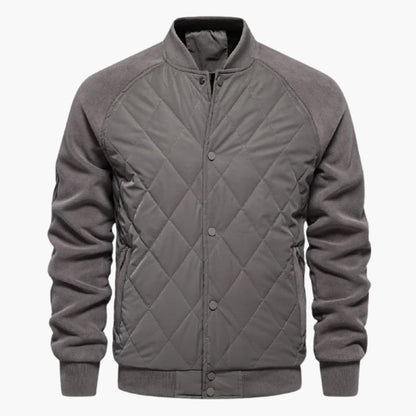 Men's Classic Zip Jacket with Fitted Bottom