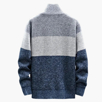 Men's Crew Neck Colour Block Sweater