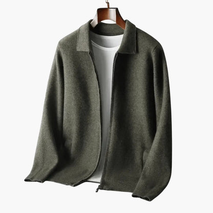 Classic Mens Cardigan with Pockets and Relaxed Fit
