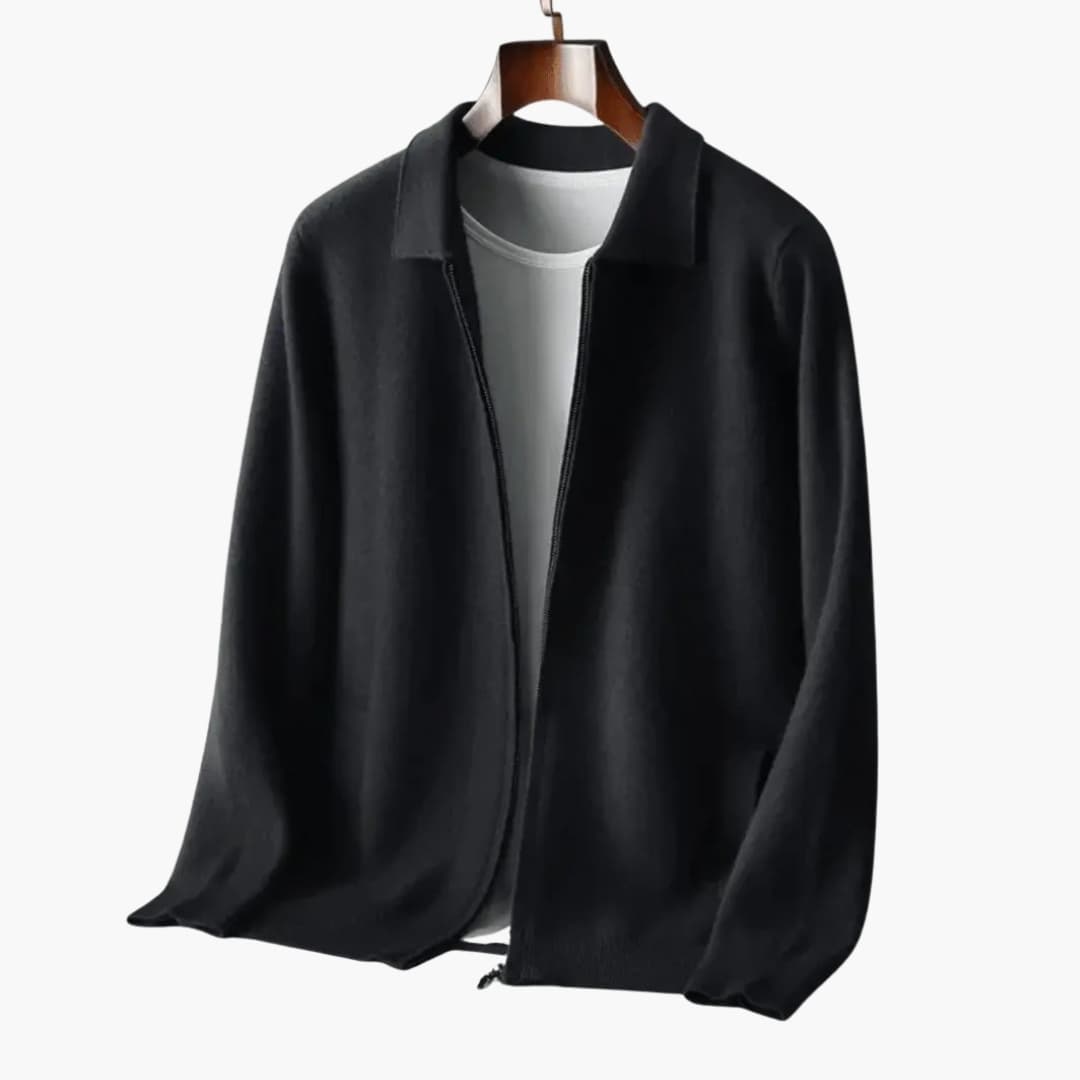 Classic Mens Cardigan with Pockets and Relaxed Fit