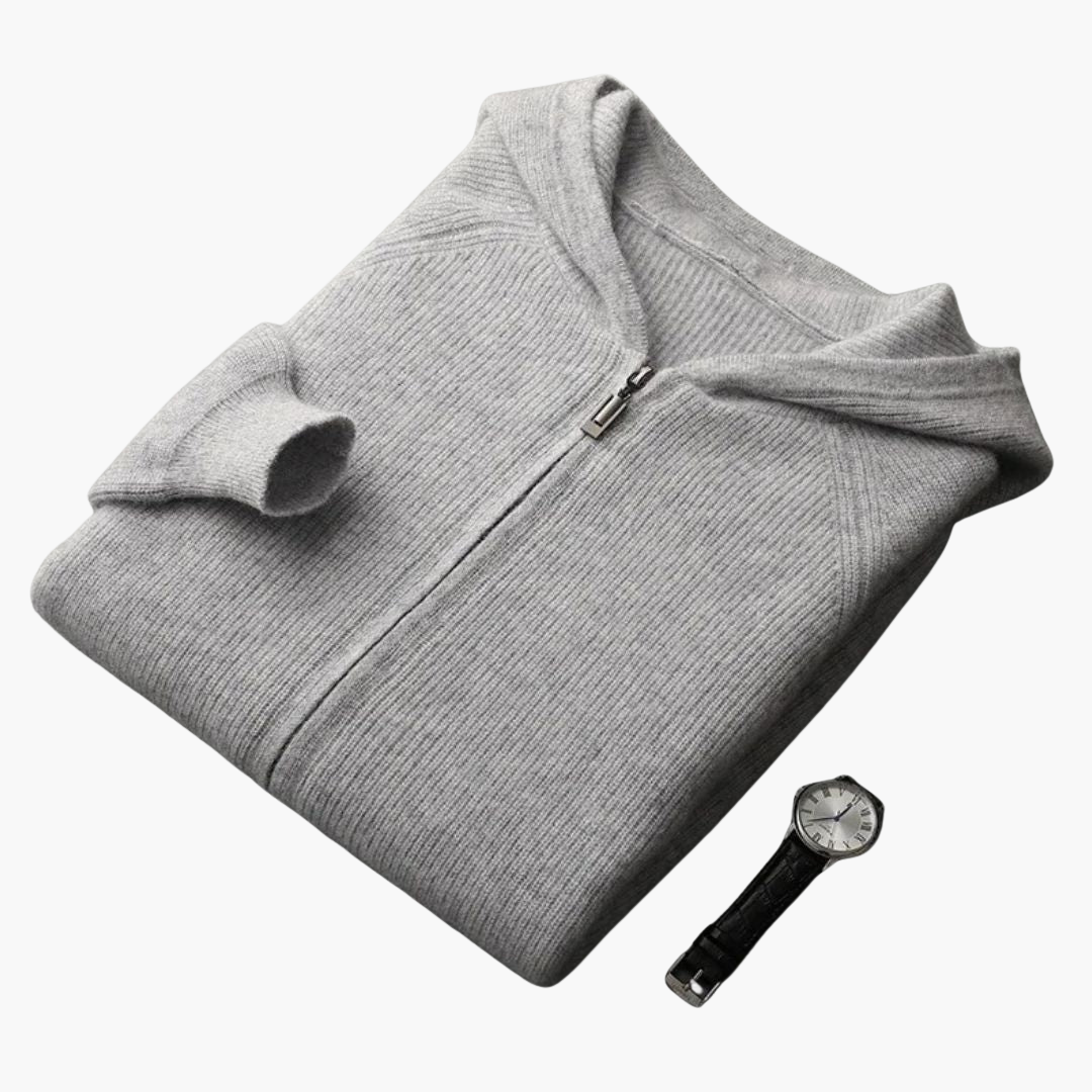 Men's Cozy Zip Up Hoodie Sweater