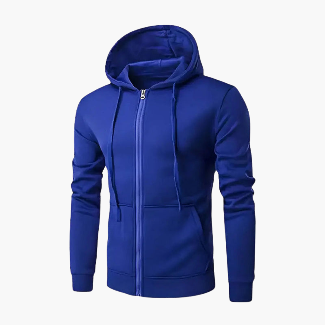 Men's Classic Zip Up Hooded Sweatshirt