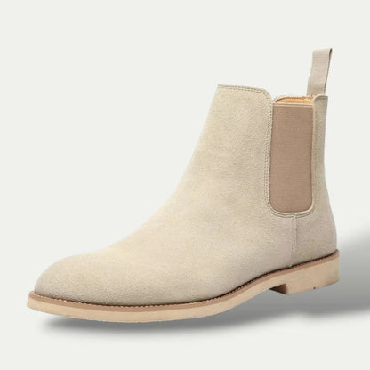 Authentic Suede Chelsea Leather Ankle Boots