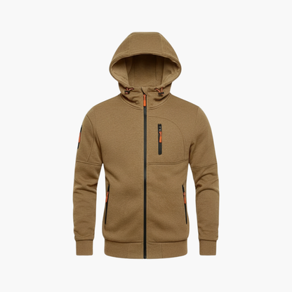 Warm Waterproof Zip Up Hoodie Jacket - Olytrend