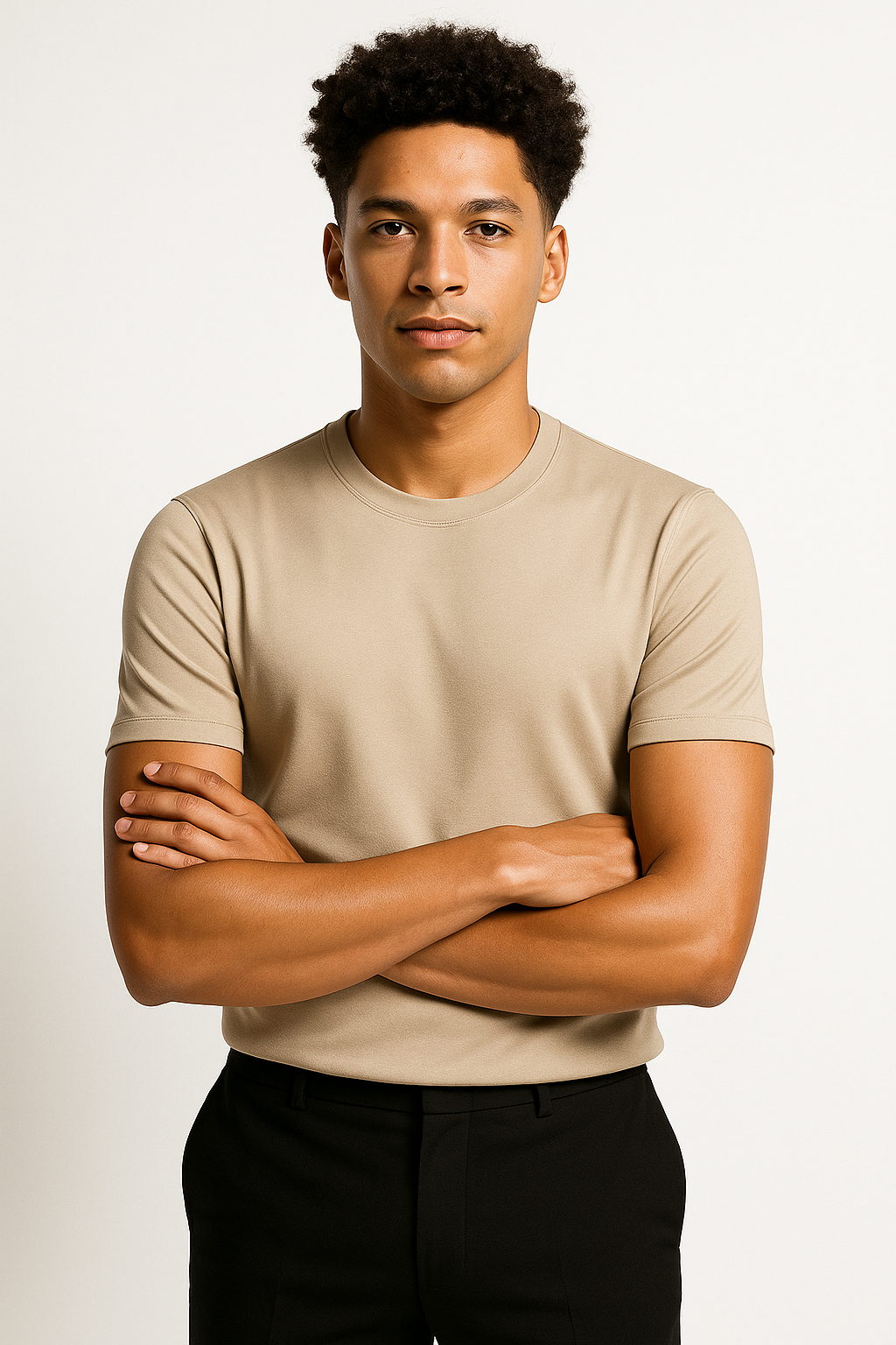 Classic Fit Mens Simple Tee Shirt - Nocini