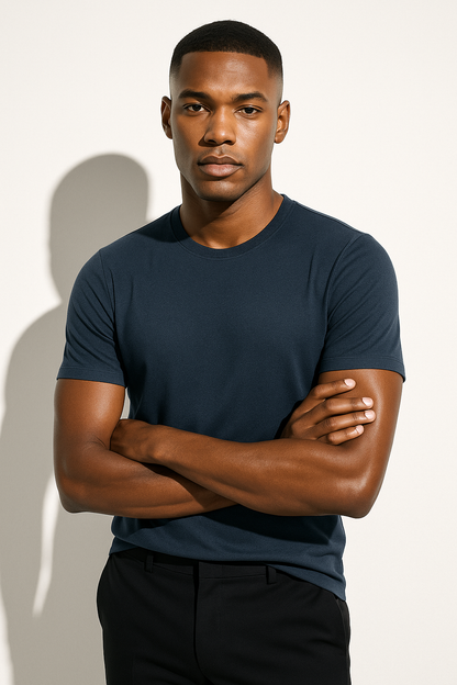 Classic Fit Mens Simple Tee Shirt