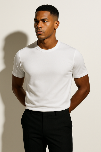 Classic Fit Mens Simple Tee Shirt