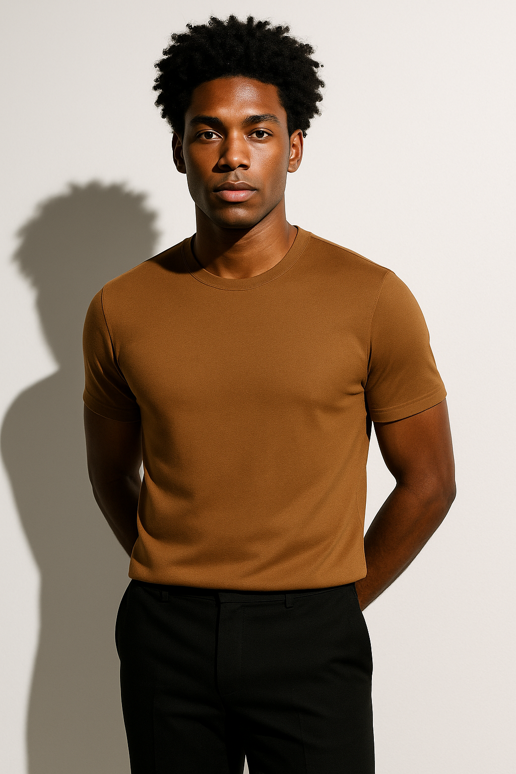 Classic Fit Mens Simple Tee Shirt