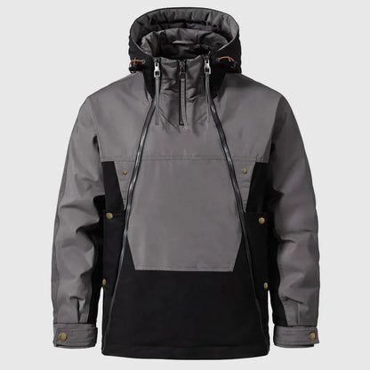 Casual Water-Resistant Padded Anorak Jacket