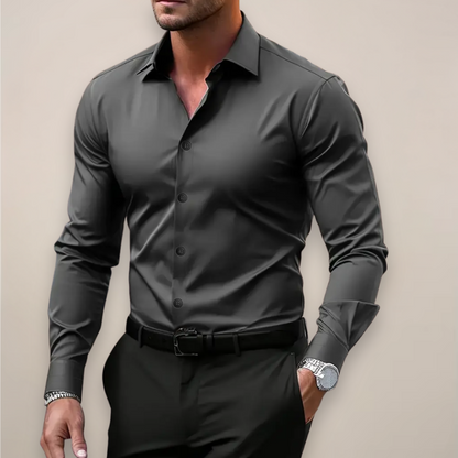 Classic Fit Men's Casual Button Down Shirt - Nocini