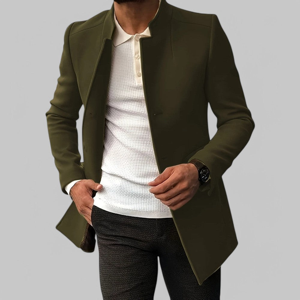 Simple Mens Winter Parka Coat