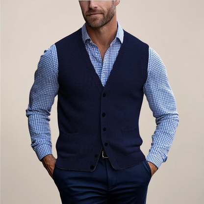 Men's Breathable Tank Top Sweater