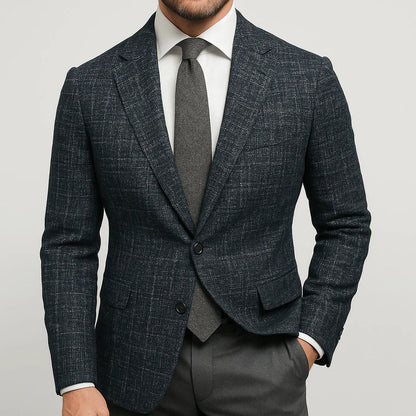 Slim Fit Mens Blazer with Classic Lapel