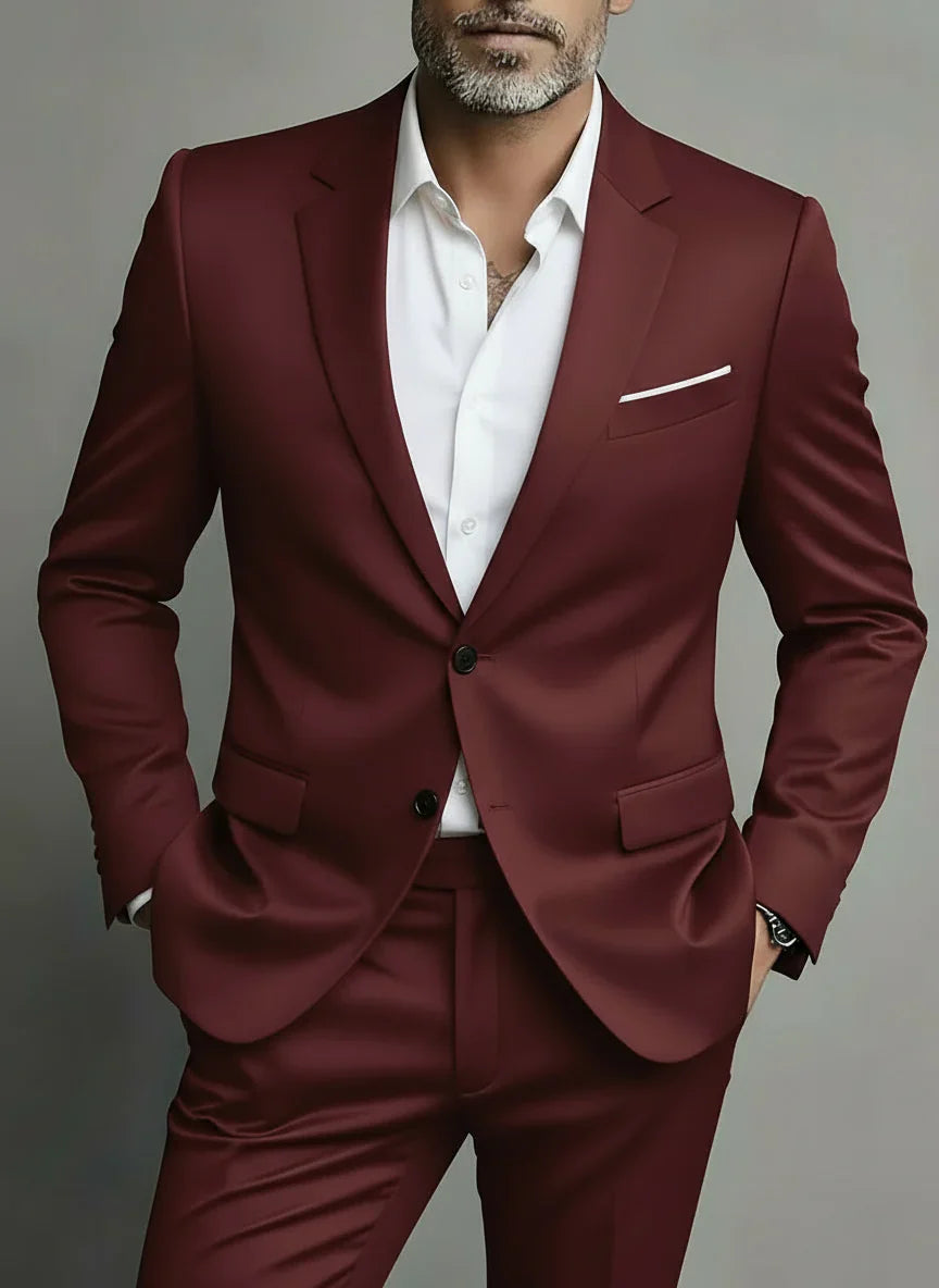 Classic Two-Piece Men's Formal Suit - Nocini