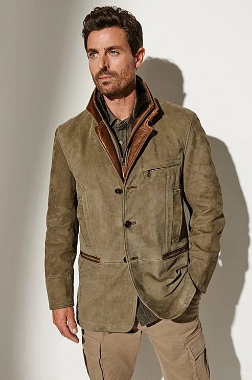 Classic Vintage Style Men's Jacket - Nocini