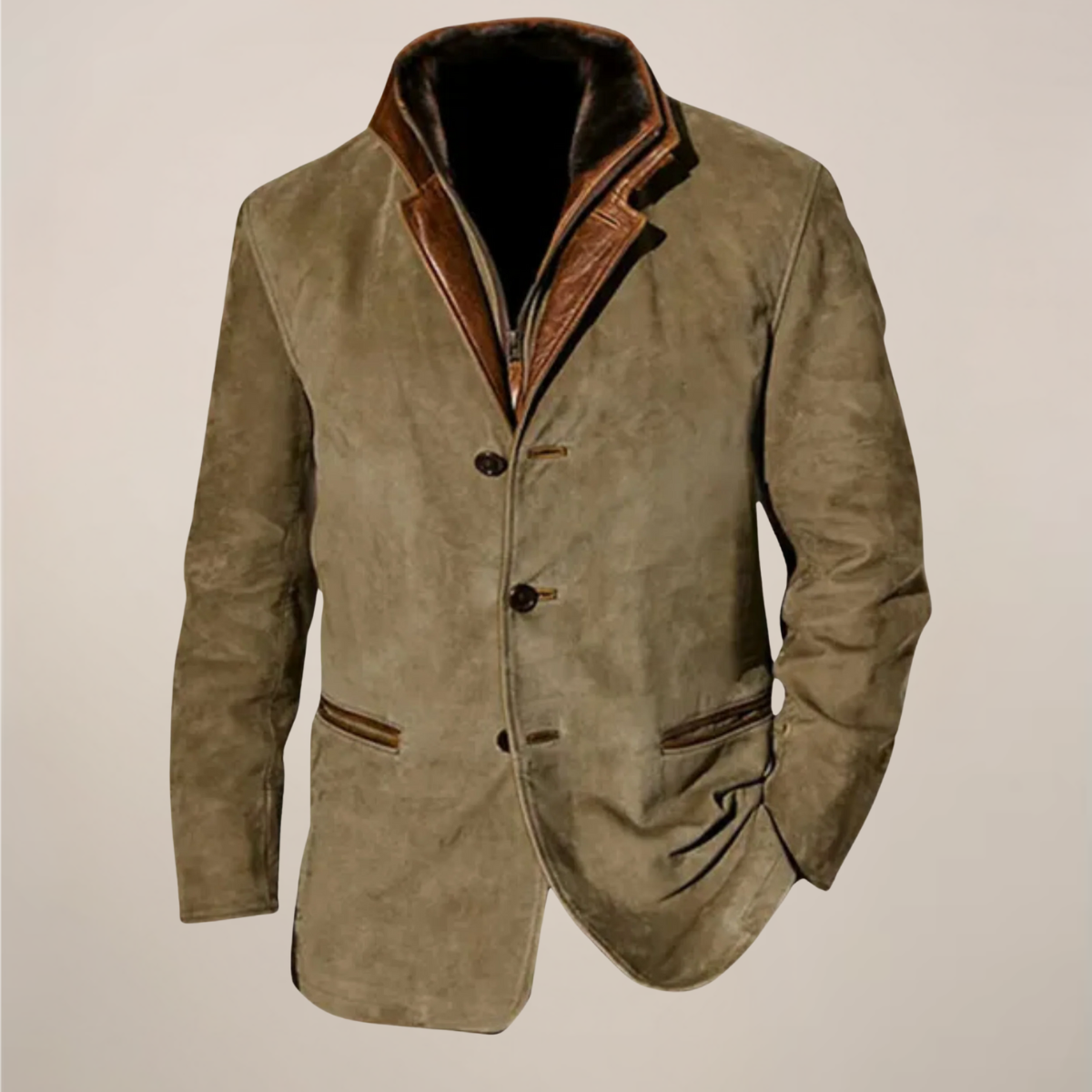 Classic Vintage Style Men's Jacket