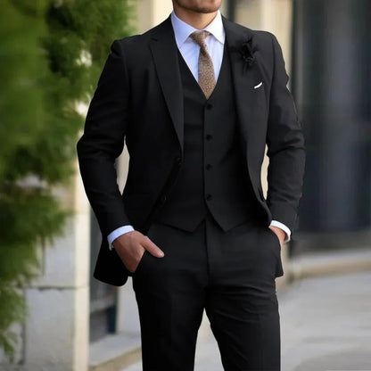 Classic 3-Piece Mens Suit – Stylish Formal Wear