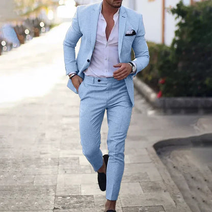 Slim Fit Men's Single Breasted Suit