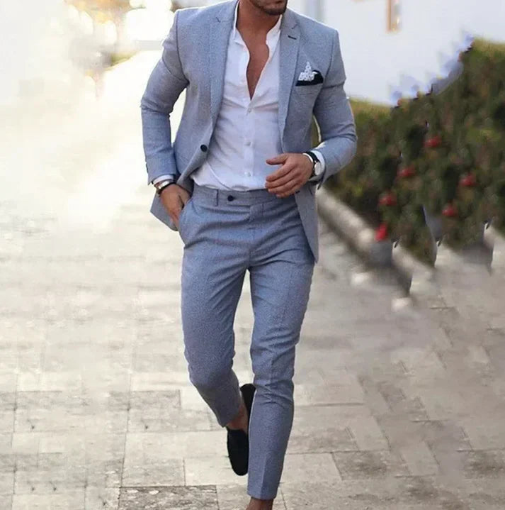 Slim Fit Men's Single Breasted Suit