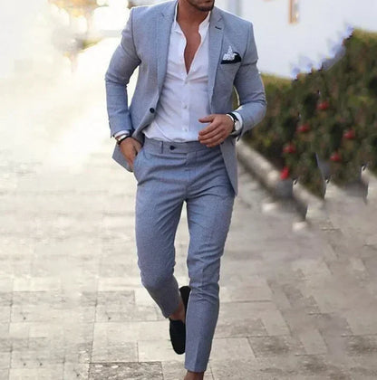 Slim Fit Men's Single Breasted Suit